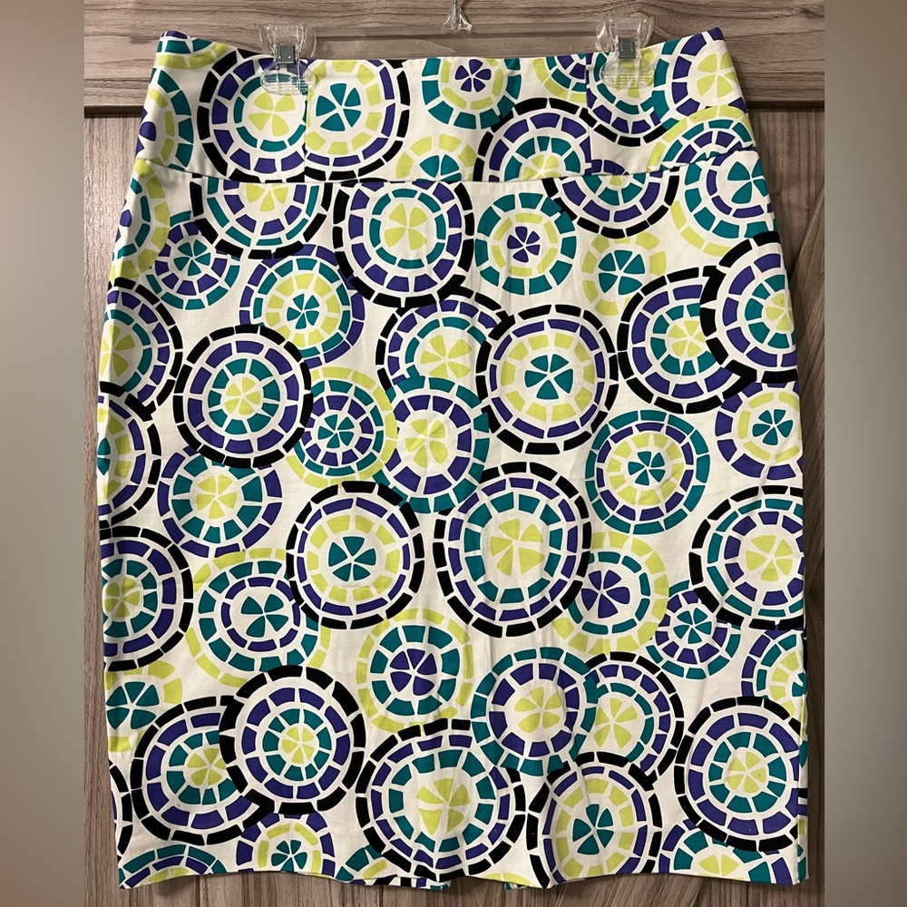 Mosaic Print Skirt by Courtenay SZ 14